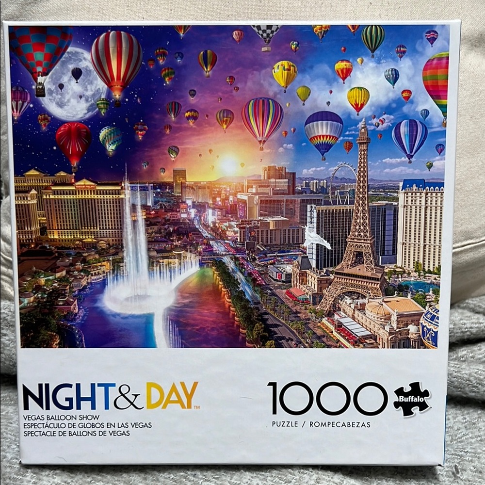 Buffalo Games Night & Day Vegas Balloon Show Puzzle - 1000 Pieces
